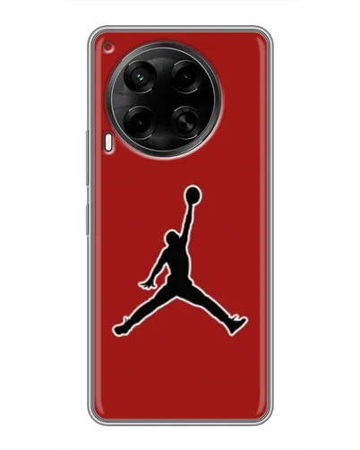Чехол для TECNO Camon 30 (CL6) с картинкой «Jordan Red Back» Чехол для TECNO Camon 30 (CL6) с картинкой «Jordan Red Back»