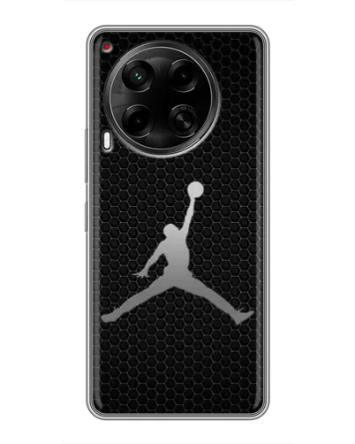 Чехол для TECNO Camon 30 (CL6) с картинкой «Jordan Dark Carbon» Чехол для TECNO Camon 30 (CL6) с картинкой «Jordan Dark Carbon»