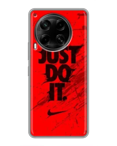Чехол для TECNO Camon 30 (CL6) с картинкой «Nike Just Do It» Чехол для TECNO Camon 30 (CL6) с картинкой «Nike Just Do It»