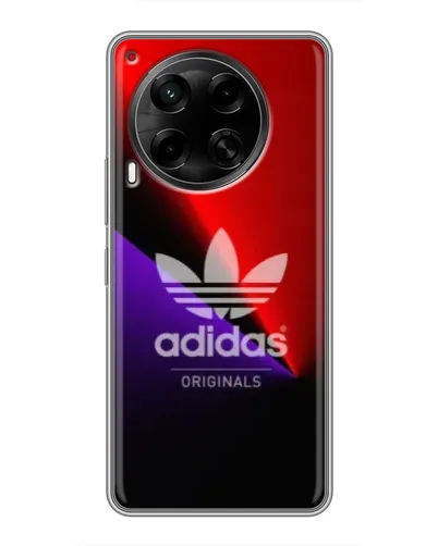 Чехол для TECNO Camon 30 (CL6) с картинкой «Adidas Red Neon»