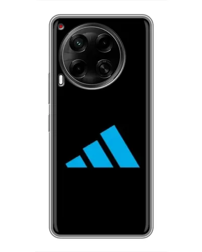 Чехол для TECNO Camon 30 (CL6) с картинкой «Adidas Cyan Logo»