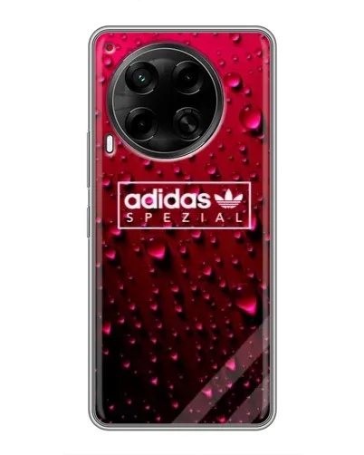 Чехол для TECNO Camon 30 (CL6) с картинкой «Adidas Gold Marble»