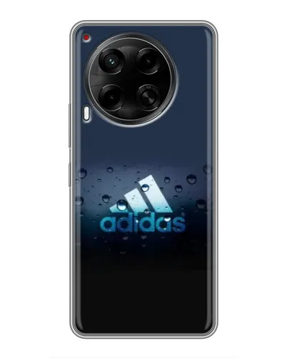 Чехол для TECNO Camon 30 (CL6) с картинкой «Adidas Water Drops»