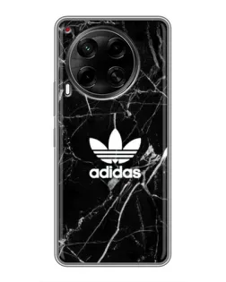 Чехол для TECNO Camon 30 (CL6) с картинкой «Белый мрамор Adidas» Чехол для TECNO Camon 30 (CL6) с картинкой «Белый мрамор Adidas»
