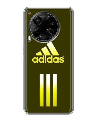 Чехол для TECNO Camon 30 (CL6) с картинкой «Оливковый градиент Adidas»