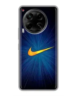 Чохол для TECNO Camon 30 (CL6) з картинкою «Синій пульс Nike» Чохол для TECNO Camon 30 (CL6) з картинкою «Синій пульс Nike»