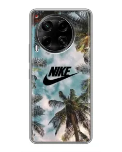 Чохол для TECNO Camon 30 (CL6) з картинкою «Тропічний принт Nike» Чохол для TECNO Camon 30 (CL6) з картинкою «Тропічний принт Nike»