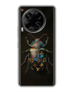 Чехол для TECNO Camon 30 (CL6) с картинкой «LV — мраморный принт»
