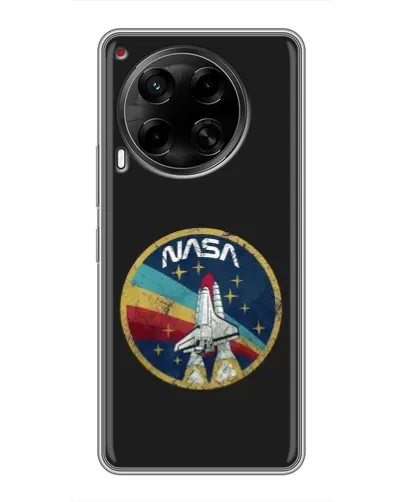 Чехол для TECNO Camon 30 (CL6) с картинкой «NASA — эмблема миссии» Чехол для TECNO Camon 30 (CL6) с картинкой «NASA — эмблема миссии»