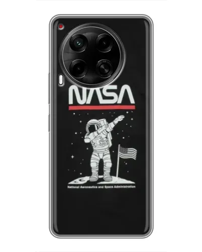 Чехол для TECNO Camon 30 (CL6) с картинкой «NASA — шагаем по Луне» Чехол для TECNO Camon 30 (CL6) с картинкой «NASA — шагаем по Луне»