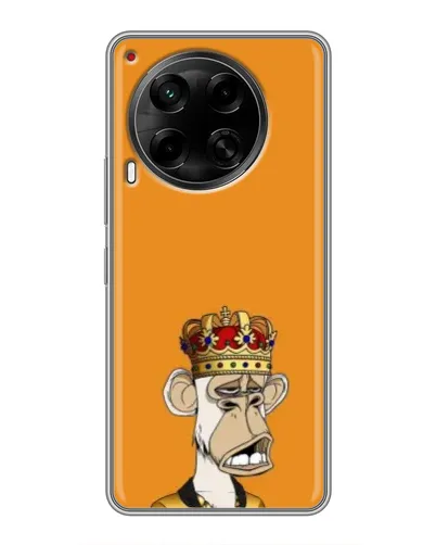 Чехол для TECNO Camon 30 (CL6) с картинкой «Золотая обезьяна Bored Ape»