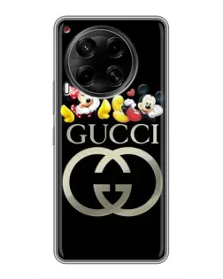 Чехол для TECNO Camon 30 (CL6) с картинкой «Gucci — герои Disney»
