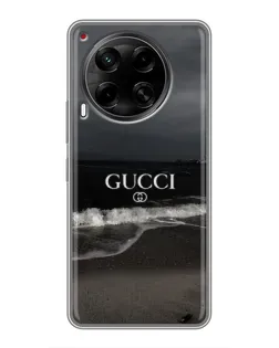 Чехол для TECNO Camon 30 (CL6) с картинкой «Gucci — морской прибой»
