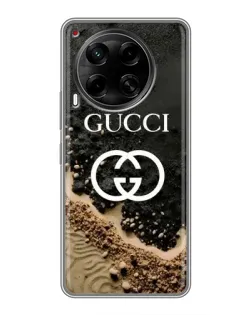 Чехол для TECNO Camon 30 (CL6) с картинкой «Gucci — песчаные дюны»