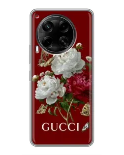 Чехол для TECNO Camon 30 (CL6) с картинкой «Gucci —  сад»