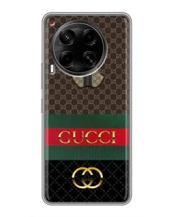Чехол для TECNO Camon 30 (CL6) с картинкой «Gucci — брендированный десерт»