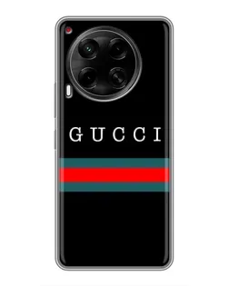 Чехол для TECNO Camon 30 (CL6) с картинкой «Gucci — красный пояс»