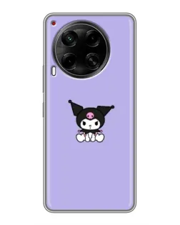 Чехол для TECNO Camon 30 (CL6) с картинкой «Kuromi — фиолетовый минимализм» Чехол для TECNO Camon 30 (CL6) с картинкой «Kuromi — фиолетовый минимализм»