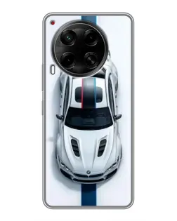 Чехол для TECNO Camon 30 (CL6) с картинкой «Вид сверху — BMW M» Чехол для TECNO Camon 30 (CL6) с картинкой «Вид сверху — BMW M»