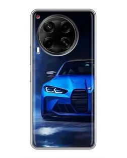 Чехол для TECNO Camon 30 (CL6) с картинкой «Голубая BMW M4» Чехол для TECNO Camon 30 (CL6) с картинкой «Голубая BMW M4»