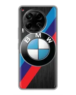 Чехол для TECNO Camon 30 (CL6) с картинкой «BMW M-stripes стиль» Чехол для TECNO Camon 30 (CL6) с картинкой «BMW M-stripes стиль»