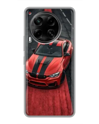 Чехол для TECNO Camon 30 (CL6) с картинкой «BMW на красной дорожке»