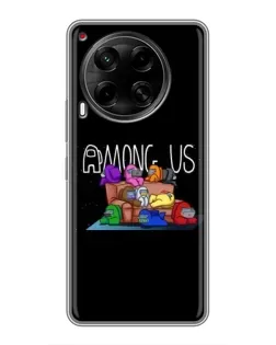 Чехол для TECNO Camon 30 (CL6) с картинкой «Логотип Among Us» Чехол для TECNO Camon 30 (CL6) с картинкой «Логотип Among Us»