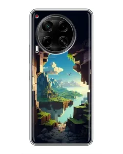 Чехол для TECNO Camon 30 (CL6) с картинкой «Вид из пещеры»