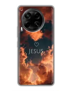 Чехол для TECNO Camon 30 (CL6) с картинкой «Сияние Имени Jesus»