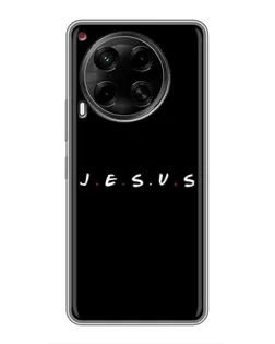 Чехол для TECNO Camon 30 (CL6) с картинкой «Точки веры J.E.S.U.S.»