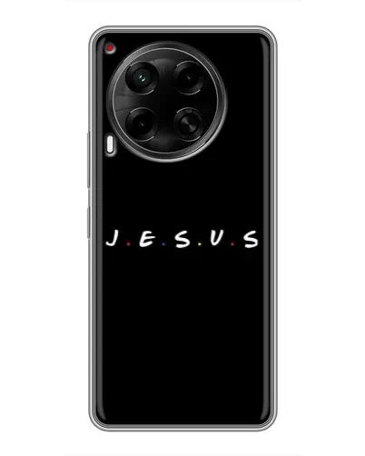 Чехол для TECNO Camon 30 (CL6) с картинкой «Точки веры J.E.S.U.S.» Чехол для TECNO Camon 30 (CL6) с картинкой «Точки веры J.E.S.U.S.»