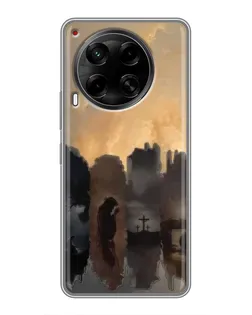 Чехол для TECNO Camon 30 (CL6) с картинкой «Дорога к вере»