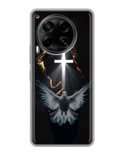 Чехол для TECNO Camon 30 (CL6) с картинкой «Голубь и Свет» Чехол для TECNO Camon 30 (CL6) с картинкой «Голубь и Свет»