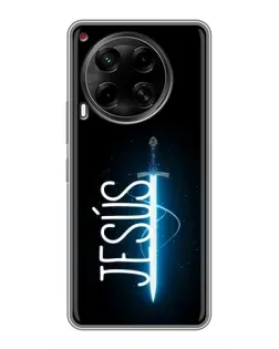 Чехол для TECNO Camon 30 (CL6) с картинкой «Меч Духа Jesus»