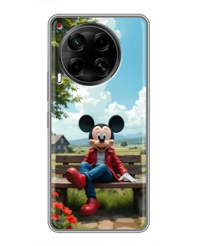 Чохол для TECNO Camon 30 (CL6) з картинкою «Міккі на лавці»