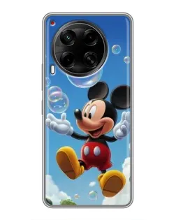 Чохол для TECNO Camon 30 (CL6) з картинкою «Mickey та мильні бульбашки»