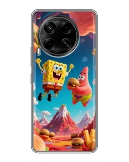 Чохол для TECNO Camon 30 (CL6) з картинкою «Космічний фастфуд»