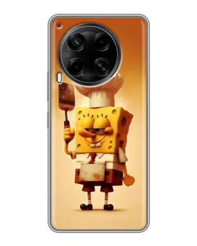 Чохол для TECNO Camon 30 (CL6) з картинкою «Губка Боб кухар»