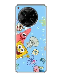 Чохол для TECNO Camon 30 (CL6) з картинкою «Веселі бульбашки»