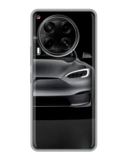 Чехол для TECNO Camon 30 (CL6) с картинкой «Tesla Model S Look» Чехол для TECNO Camon 30 (CL6) с картинкой «Tesla Model S Look»
