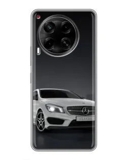 Чехол для TECNO Camon 30 (CL6) с картинкой «Mercedes AMG GT Silver» Чехол для TECNO Camon 30 (CL6) с картинкой «Mercedes AMG GT Silver»