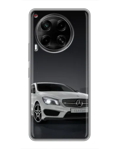 Чехол для TECNO Camon 30 (CL6) с картинкой «Mercedes AMG GT Silver»