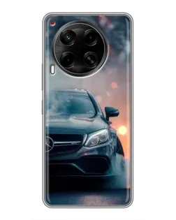 Чехол для TECNO Camon 30 (CL6) с картинкой «Mercedes — ночной город» Чехол для TECNO Camon 30 (CL6) с картинкой «Mercedes — ночной город»