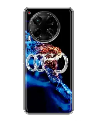 Чехол для TECNO Camon 30 (CL6) с картинкой «Энергия лого Audi»