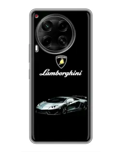 Чехол для TECNO Camon 30 (CL6) с картинкой «Логотип Lamborghini классика»