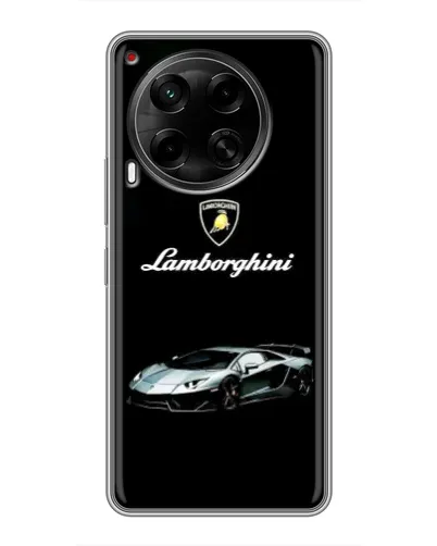 Чехол для TECNO Camon 30 (CL6) с картинкой «Логотип Lamborghini классика»