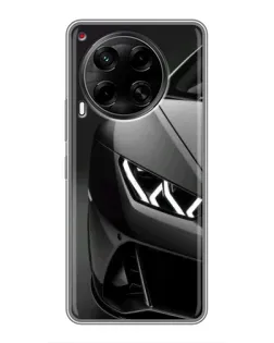 Чехол для TECNO Camon 30 (CL6) с картинкой «Lamborghini фары детализация»