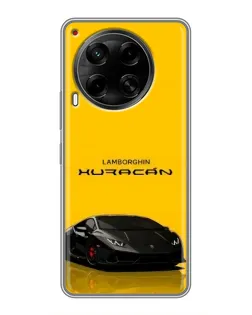 Чехол для TECNO Camon 30 (CL6) с картинкой «Lamborghini Huracan черный»
