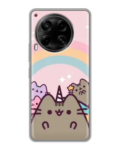 Чохол для TECNO Camon 30 (CL6) з картинкою «Єдиноріг Pusheen»