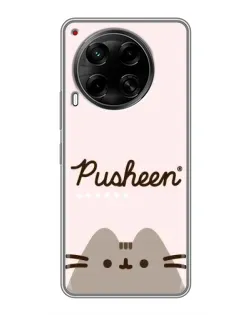 Чохол для TECNO Camon 30 (CL6) з картинкою «Pusheen логотип»